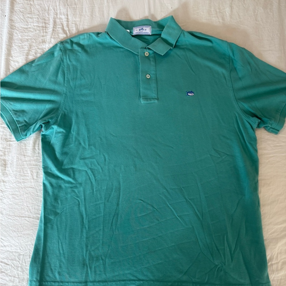 Southern Tide Men's Seafoam Green Polo Shirt